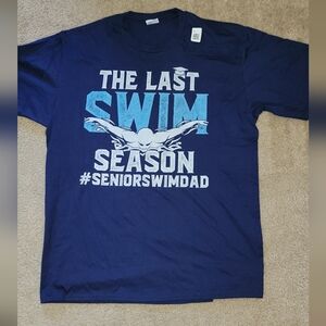 Men's Navy Blue Swim Season T-Shirt XL
